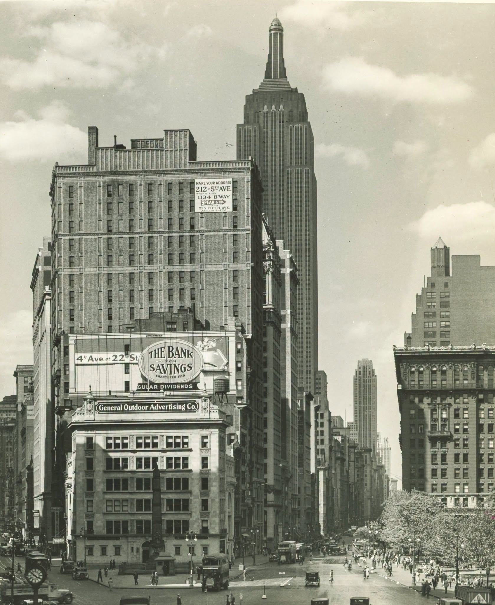 group of 1930s brown brothers "stock" prints of new york city.