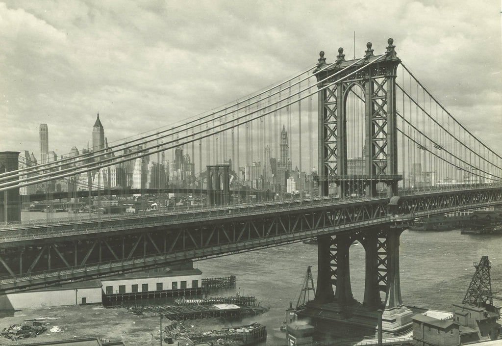 group of 1930s brown brothers "stock" prints of new york city.
