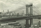 group of 1930s brown brothers "stock" prints of new york city.