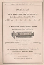 rare original c. 1876 perin & gaff manufacturing company hardbound "illustrated catalogue and price list of general hardware and agricultural implements" with several informational period inserts