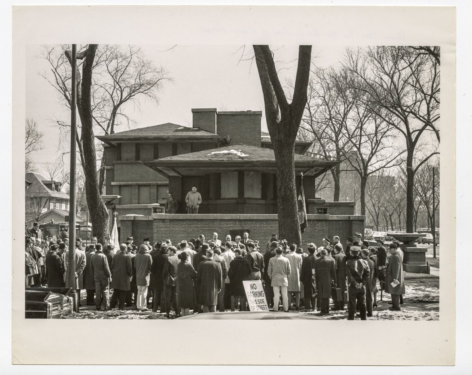 rare original 1963 frank lloyd wright robie house restoration fund, university of chicago cards