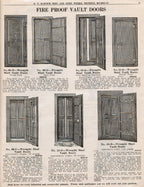 original c. 1929 e. t. barnum iron & wire works softbound "no. 750 hardware catalog" featuring iron fencing, window guards, fire escapes and other iron ornament