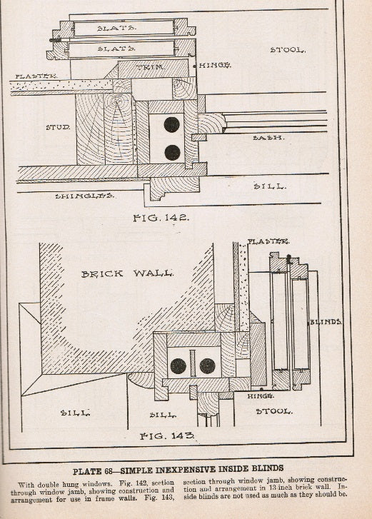 c. 1911 all original highly illustrated "radford's details of building construction" with full page detailed drawings and/or schematics