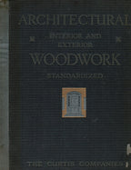 highly illustrated c. 1920 architectural interior and exterior woodwork catalog featuring "the permenant furniture for your home" from the curtis companies