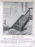 highly illustrated c. 1920 architectural interior and exterior woodwork catalog featuring "the permenant furniture for your home" from the curtis companies