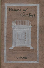 original early 1920's american softbound crane company "homes of comfort" catalog featuring plumbing fixtures for the heating and plumbing contractor