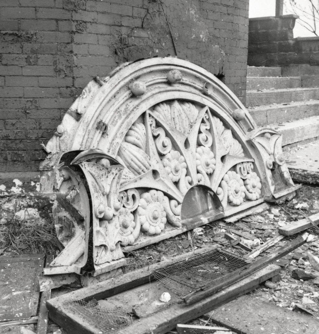 original red slip glazed 1884 louis h. sullivan-designed martin barbe residence terra cotta block