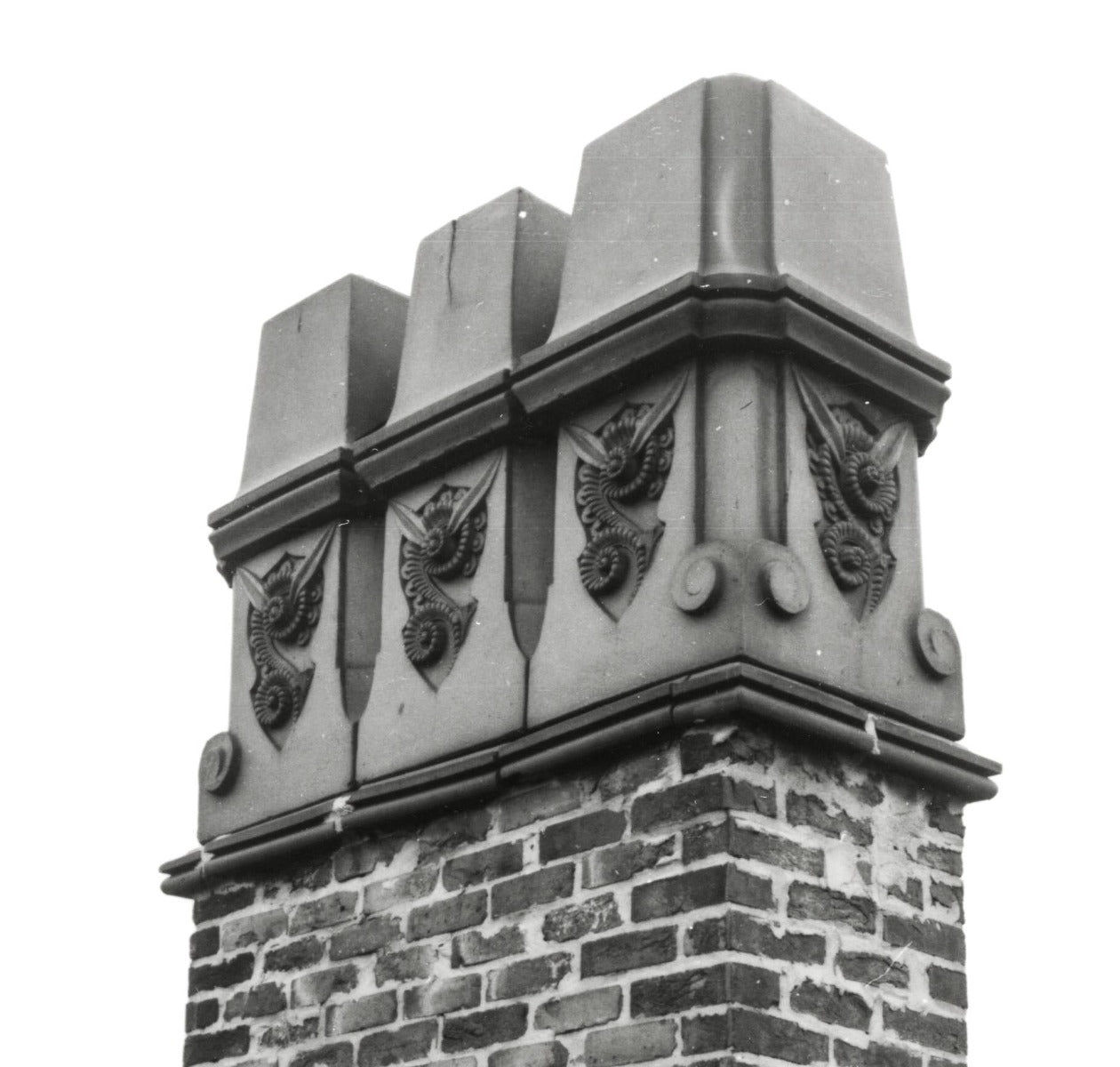 original red slip glazed 1884 louis h. sullivan-designed martin barbe residence terra cotta block