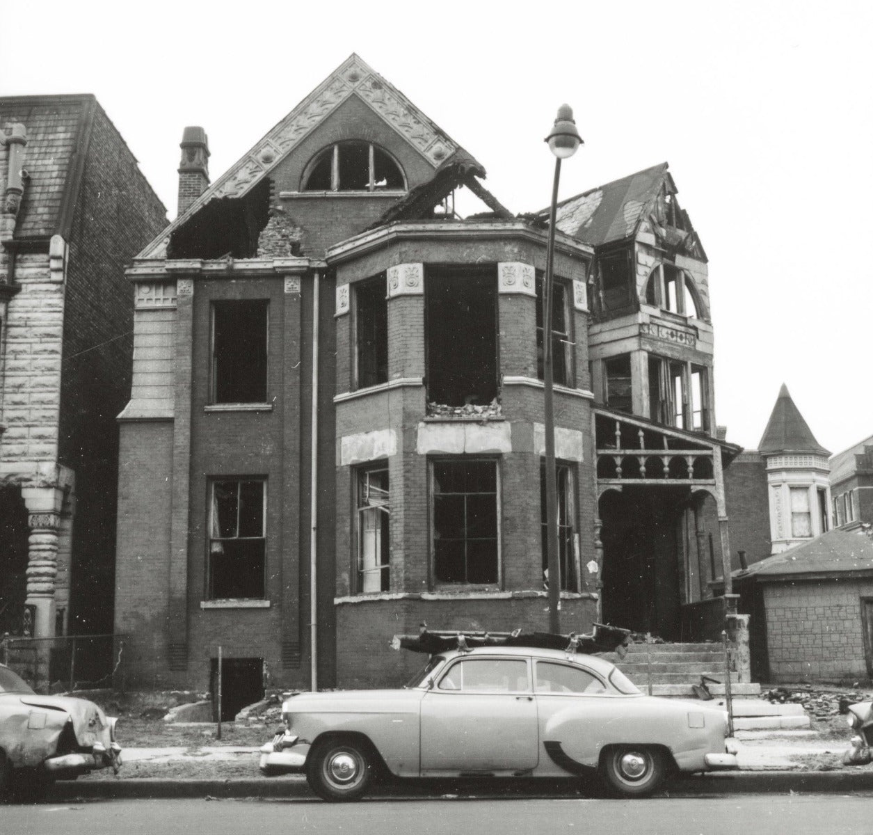 original red slip glazed 1884 louis h. sullivan-designed martin barbe residence terra cotta block