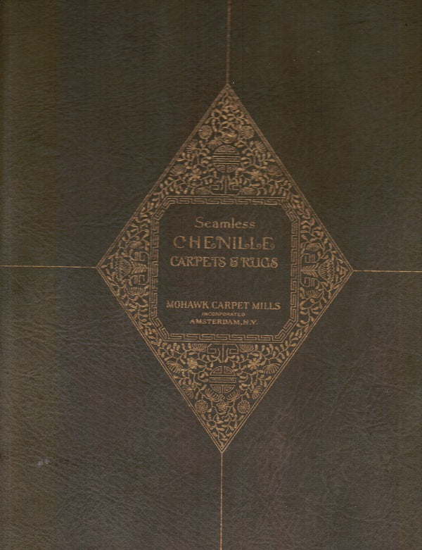 rare and sought after oversized highly illustrated mohawk carpet mills' 1925 "seamless chenille rugs and carpets" catalogue