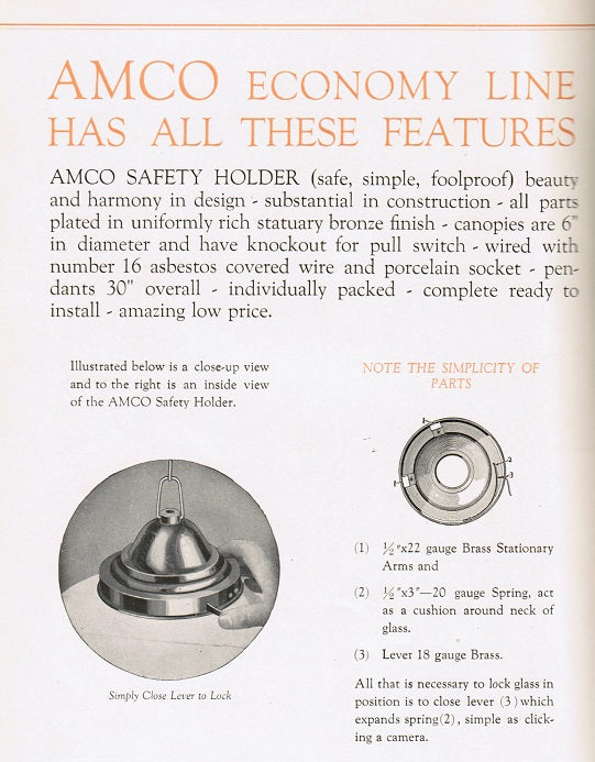 all original and highly informative american electric supply co. "supplies, fixtures, appliances" softbound catalog "no.4"