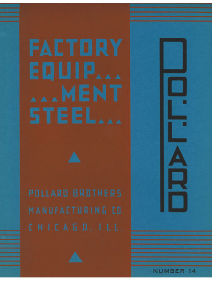 matching set of refinished low-lying cast iron "pollard brothers" brushed metal american industrial factory locker room bench bases with deeply embossed lettering