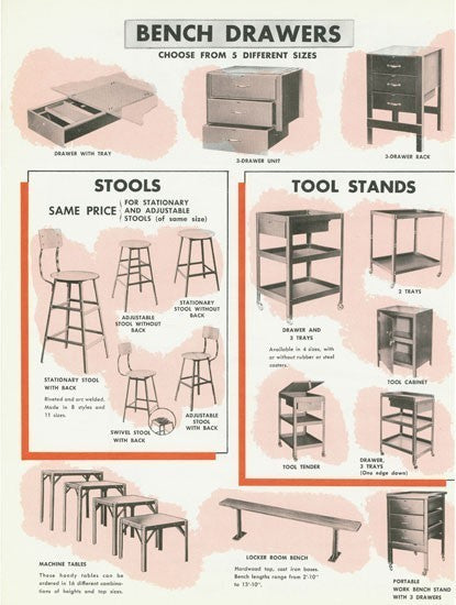 early 1950's original and intact american vintage industrial pollard riveted joint angled iron stationary factory stool with original maple wood seat