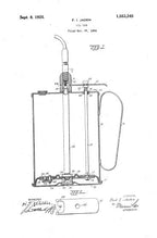 original late 1920's railroad locomotive mechanic "golden rod" embossed steel oil can with long tubular spout