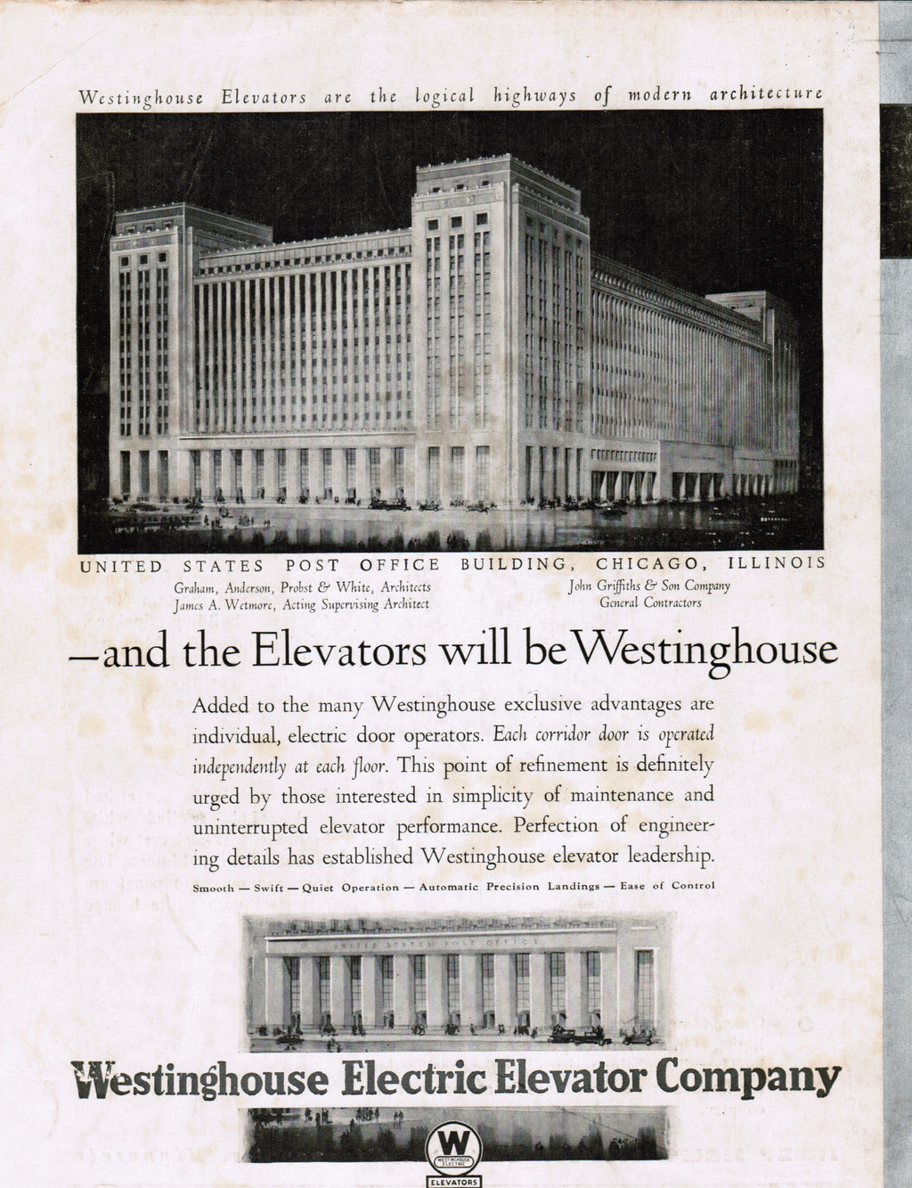 rare softcover periodical from october 1931, “the architectural record” vol. 70 no. 4, published monthly by f.w. dodge corporation, in new york.