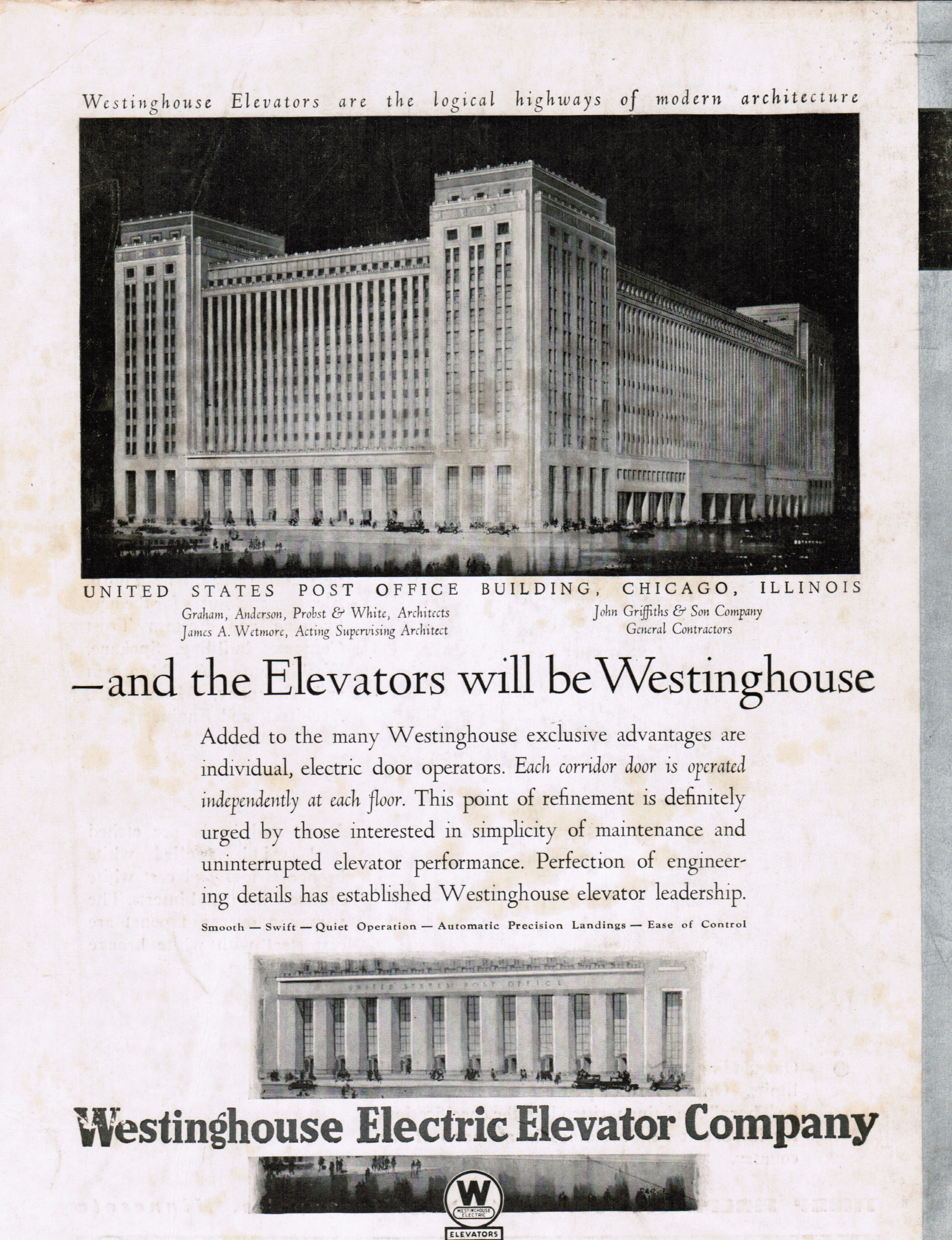 rare softcover periodical from october 1931, “the architectural record” vol. 70 no. 4, published monthly by f.w. dodge corporation, in new york.