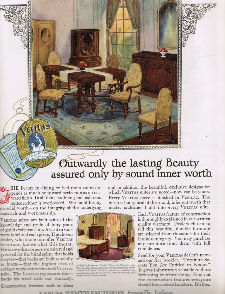 rare softcover “architecture” periodical, vol. LII no. 2, published in august 1925 in an edition of 8500 by charles scribner’s sons in new york.