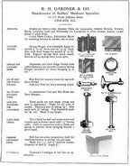 rare early 20th century original single-sided heavy die cut brass chicago athletic club building "lavatory" sign with fanciful engraved letters