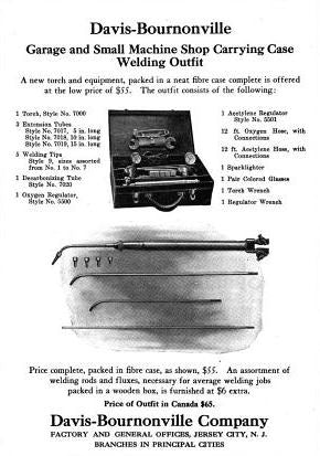 original early 1920's american vintage industrial heavy gauge steel "davis apparatus" welding equipment portable carrying case with lockable hasp