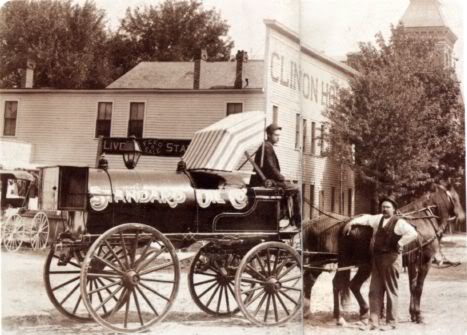 vintage american industrial reinforced galvanized steel 5 gallon "liquid measure" standard oil can with original oversized drop handle