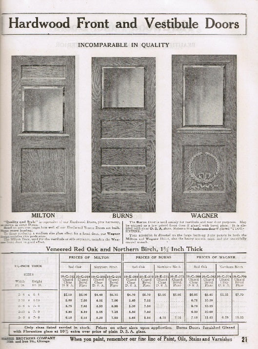 largely intact softbound early 20th century chicago house-wrecking company's "building material" catalog featuring salvaged lumber, millwork, plumbing and heating