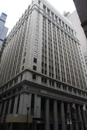 original c. 1914 american interior continental & commercial bank building mahogany wood office door with intact oversized "glue chip" glass inset