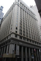 original c. 1914 american interior continental & commercial bank building mahogany wood office door with intact oversized "glue chip" glass inset