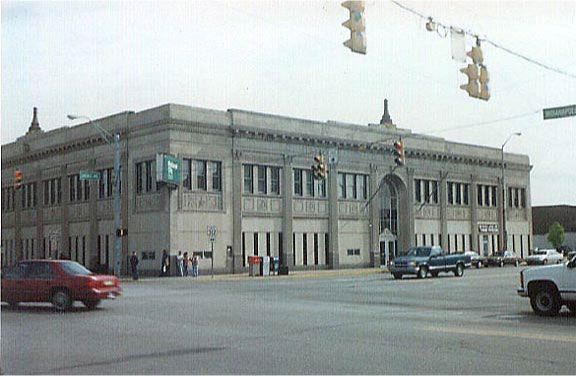 matching ornamental cast aluminum first national bank building office door hardware robbed by john dillinger in 1934