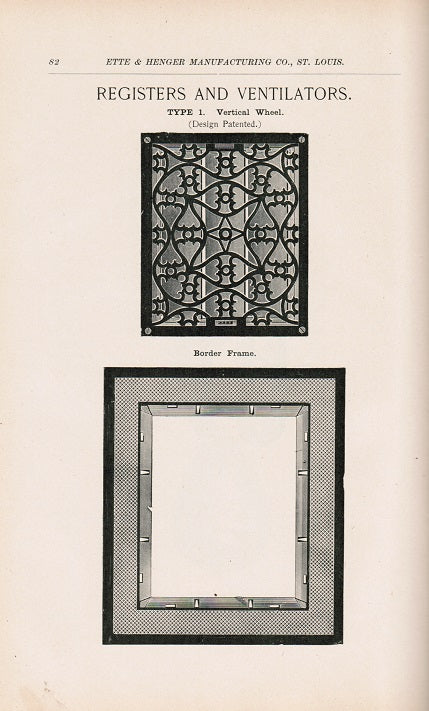 out of print late 19th century highly collectible ette & henger manufacturing company hardware catalogue no. 3