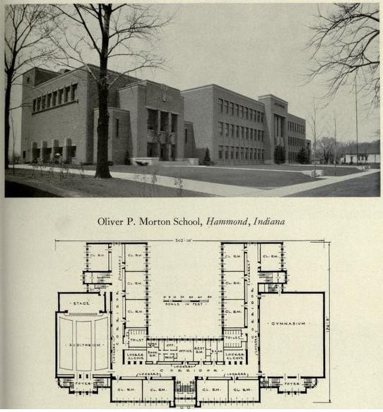 original c. 1936 exterior oliver p. morton school beige slip glaze "sullivanesque" terra cotta facade corner panel