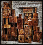 oversized mid-nineteenth century old growth lightly sanded white pine wood chicago balloon frame wood sill plate distinctive tenon end and incised roman numerals