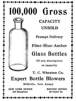 large lot of 11 c. 1920's vintage medical scientific laboratory chemistry reagent glass bottles