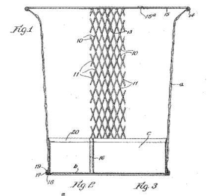 matching set of c. 1930's american salvaged chicago heavily reinforced expanded steel mesh factory office machine shop waste oversized baskets