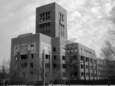 unusually shaped oversized early 20th century bunte candy factory conical-shaped cast iron exterior rooftop drain with nicely weathered surface patina