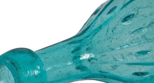 very rare and hard to find mid-nineteenth century aqua ten sided w. wilke & company soda bottle with iron pontiled base and applied blob top