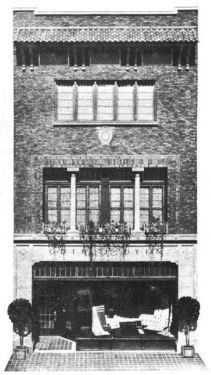 rare early 20th american polychromatic watercolor rendering depicting the interior dining room for the historic col. e.p. farr house executed by odin j. oyen