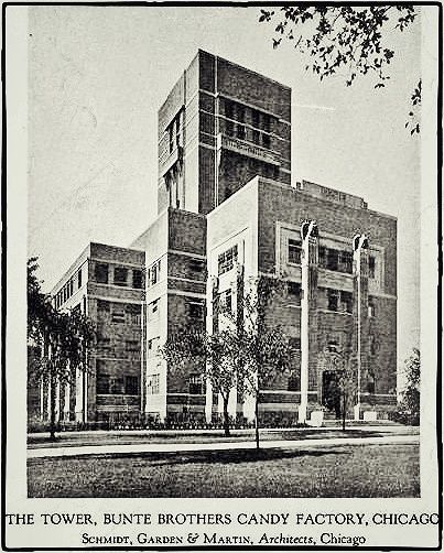 hugh garden-designed ornamental cast bronze prairie school bunte candy factory lobby radiator grille