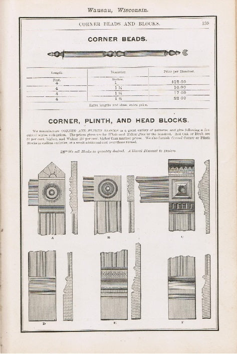 rare original and intact 19th century hardbound curtis brothers and company new universal wood trimwork book including "sash, doors, blinds, and mouldings"