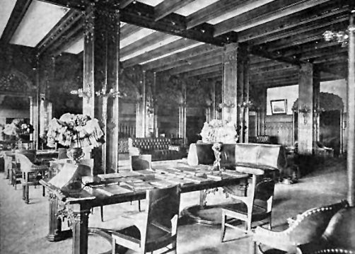 gargantuan c. 1930's heavily ornamented gothic style chicago athletic club reading room 16-arm ceiling patinated brass chandelier