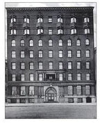 original late 19th century american ornamental cast iron interior ywca hotel building staircase baluster with detailed foliated scrollwork and bellflowers