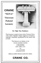 completely intact all original salvaged chicago early 20th century antique american residential lavatory sink with tapered base and porcelain hot and cold handles