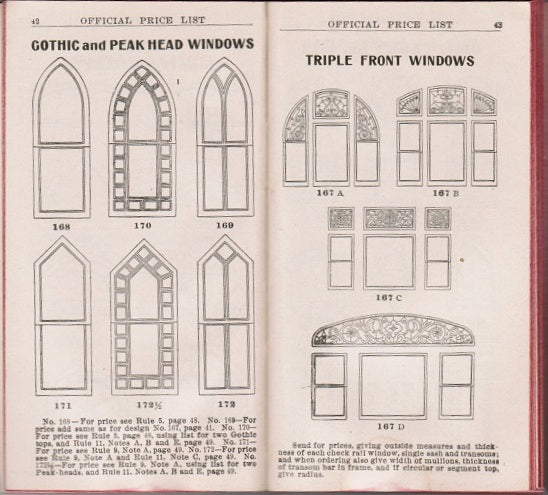 rare pocket-size 1908 salesman’s catalog of “sash, doors, mouldings” published by shattock & mckay co. in chicago, for south side millwork co. in milwaukee, wisconsin