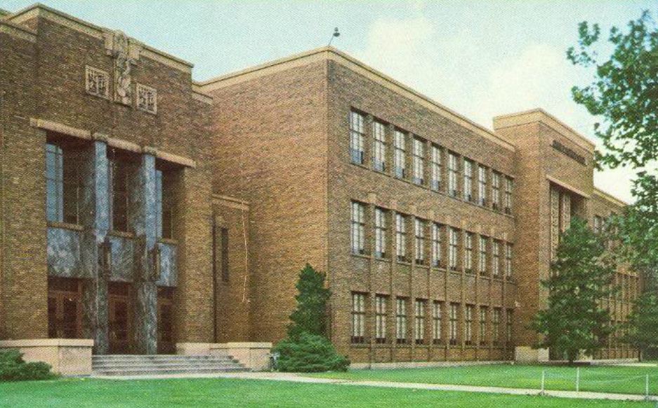 original c. 1936 american "sullivanesque" style slip glaze exterior oliver p. morton school main building cornice terra cotta panel
