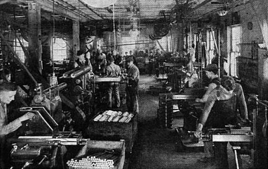 lightly cleaned c. 1940's american vintage industrial fully adjustable blue enameled "portelevator" with hardened rubber wheels