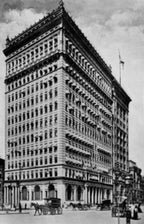 single ornamental plated iron late 19th century salvaged philadelphia united gas improvement company building interior lobby elevator floor indicator with brass arrow