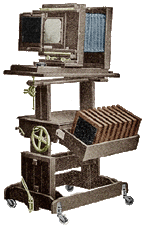 rare early 20th century all original and completely intact fully adjustable professional studio camera solid mahogany wood crank stand with cast iron wheel and locking lever