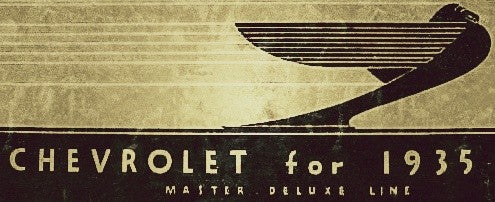 original c. 1930's antique american art deco streamlined style chrome-plated cast aluminum machine era chevy opera coupe figural automobile hood ornament or radiator cap