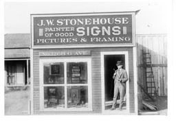 c. 1940's original oversized single-sized american industrial "careful worker" die cut steel enameled safety factory sign