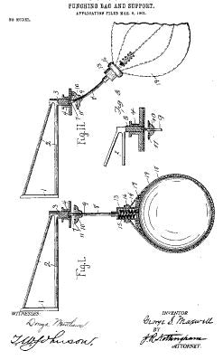 very unusual original c. 1900's american antique heavy cast iron wall-mount punching-bag apparatus with ornamental bracket and rebounding device