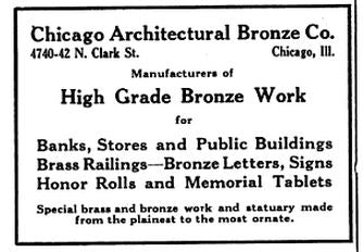 group of eight c. 1920 original ornamental cast bronze chicago bank building interior vault room letter plaques with black enameled inlay